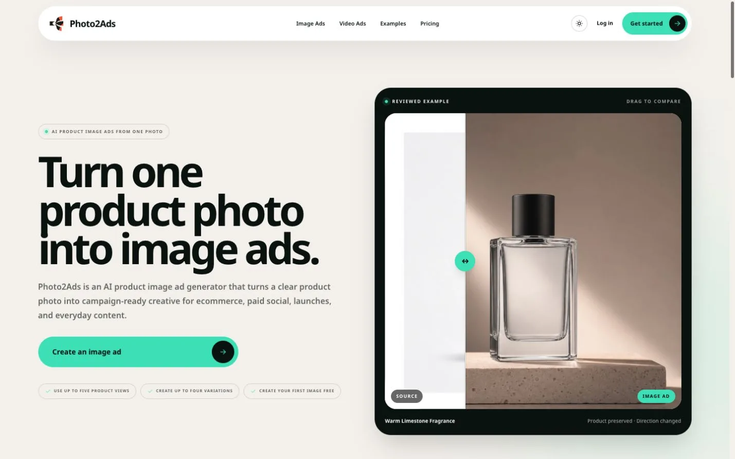 Photo2Ads Image Ads and Video Ads public workflow pages